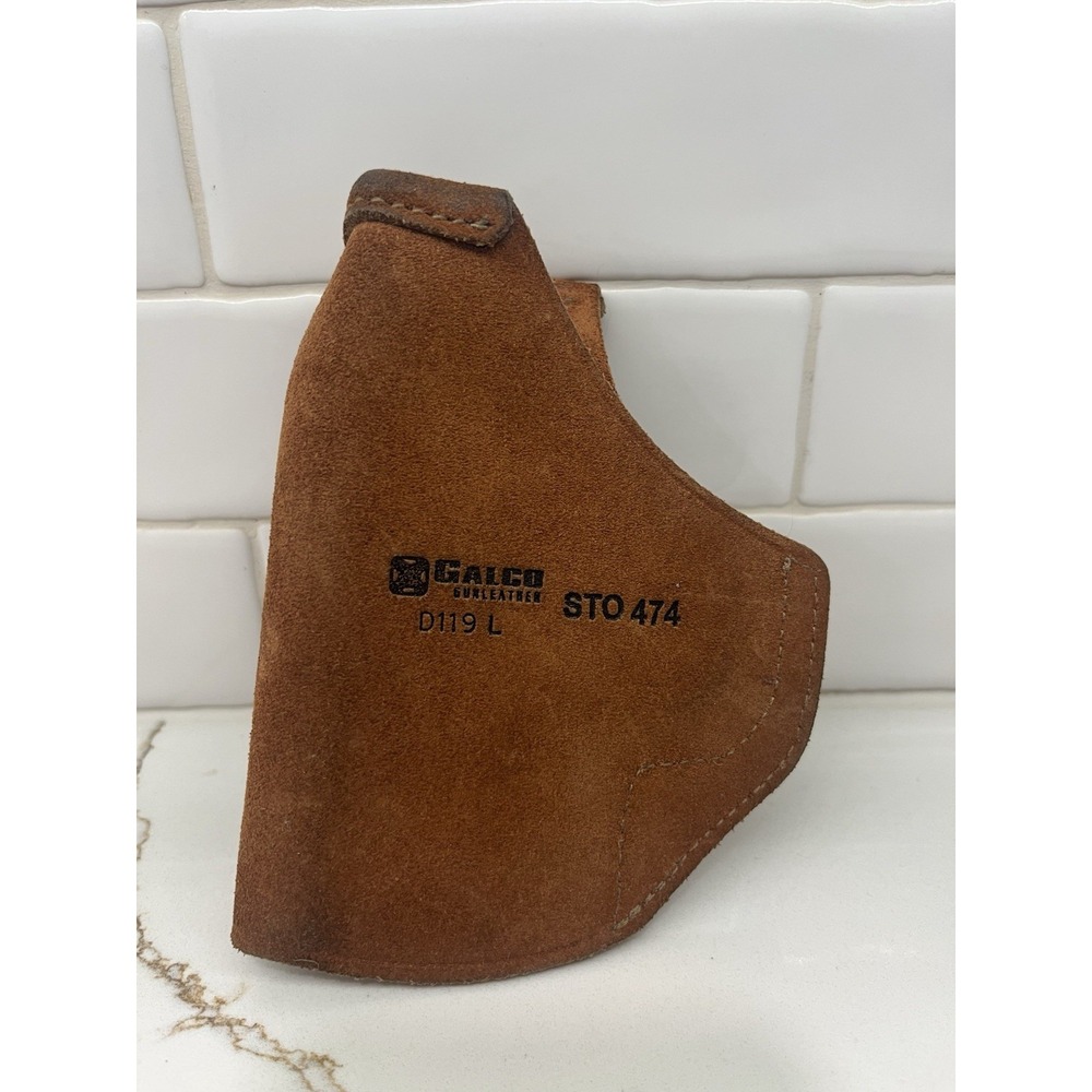 GALCO Brown Leather IWB STO474 Holster For Smith Wesson M&P 9 40 Compact D119L - Picture 5 of 6